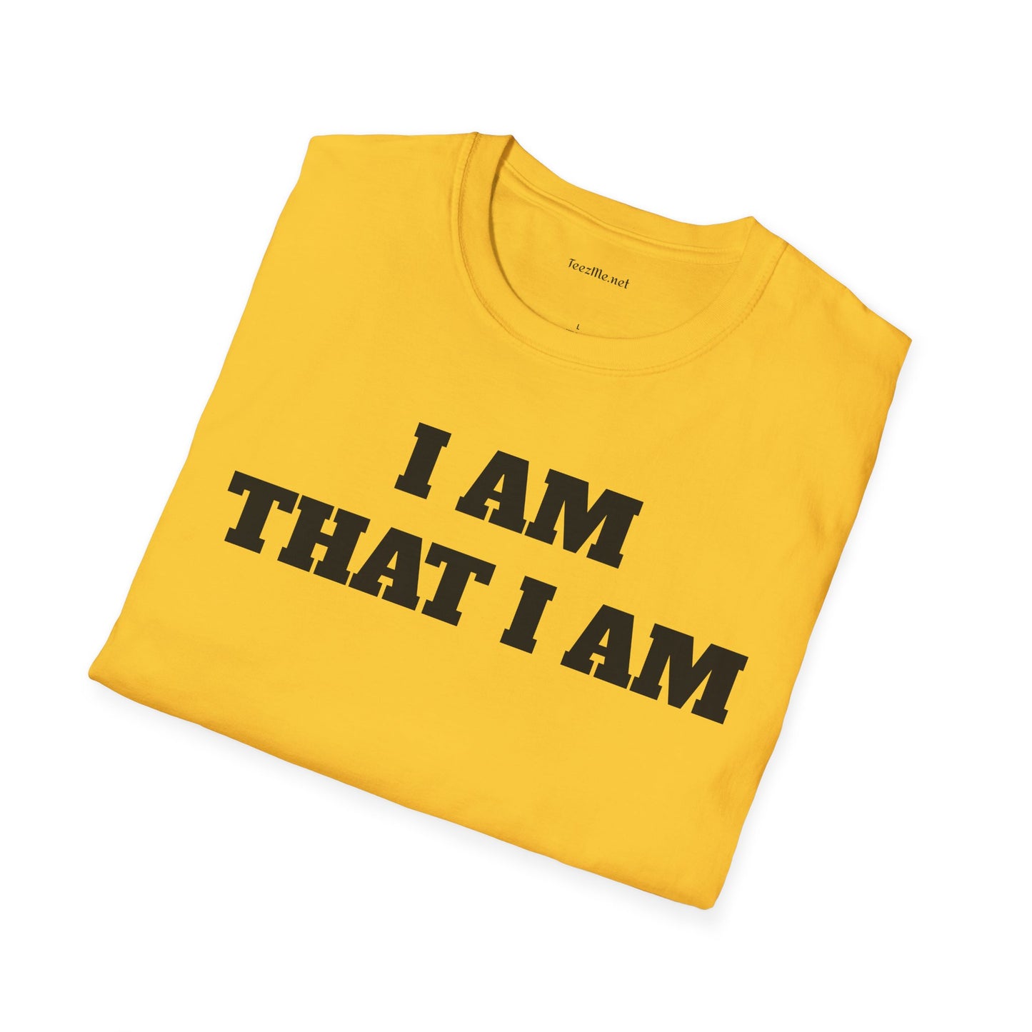I AM THAT I AM - Unisex Softstyle T-Shirt 100% Cotton Graphic