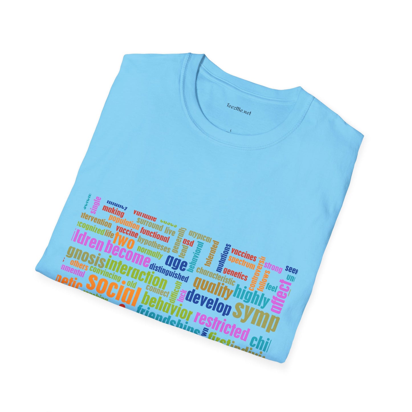 AUTISM speaks- Unisex Softstyle T-Shirt 100% Cotton Graphic