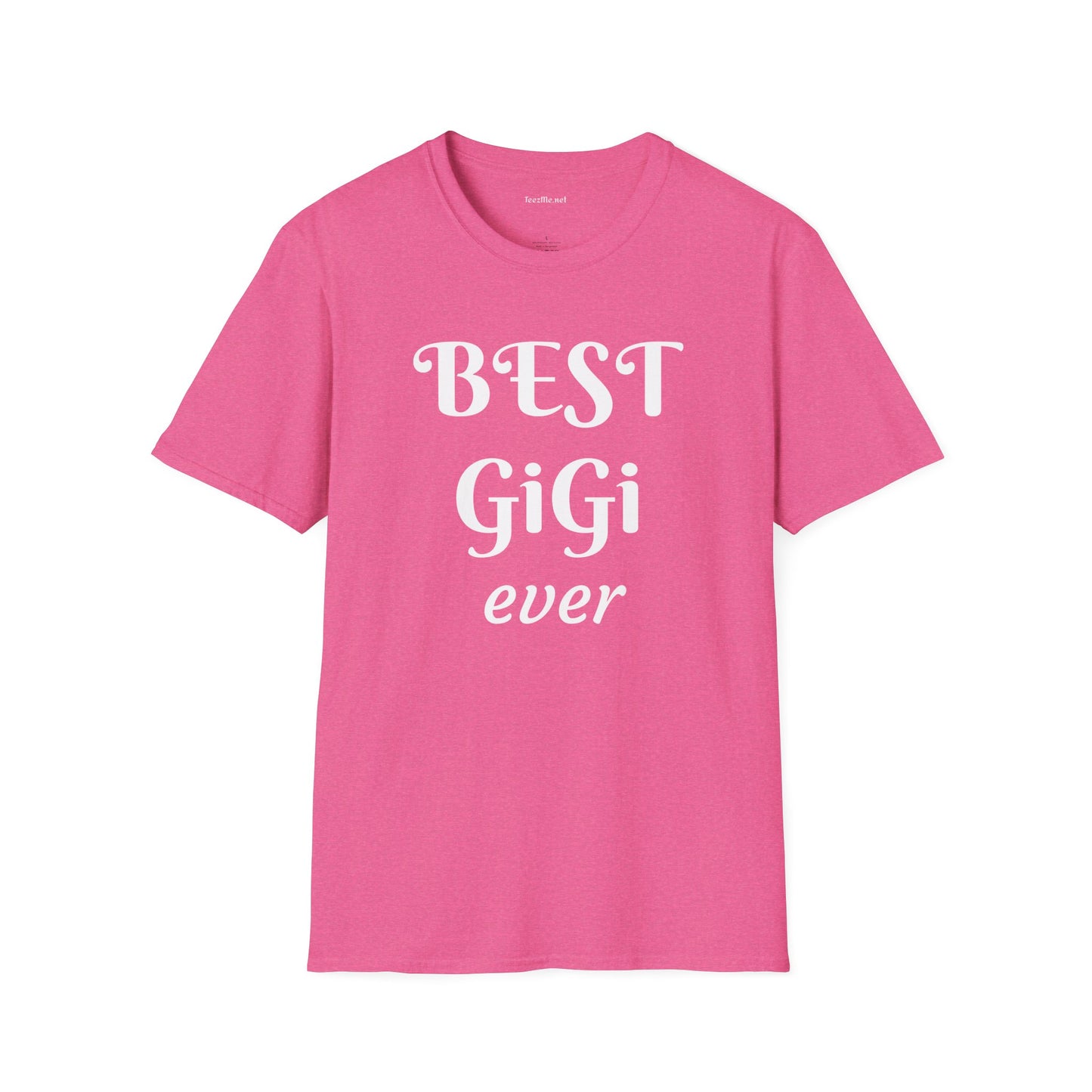 Best GiGi ever - Unisex Softstyle T-Shirt 100% Cotton Graphic