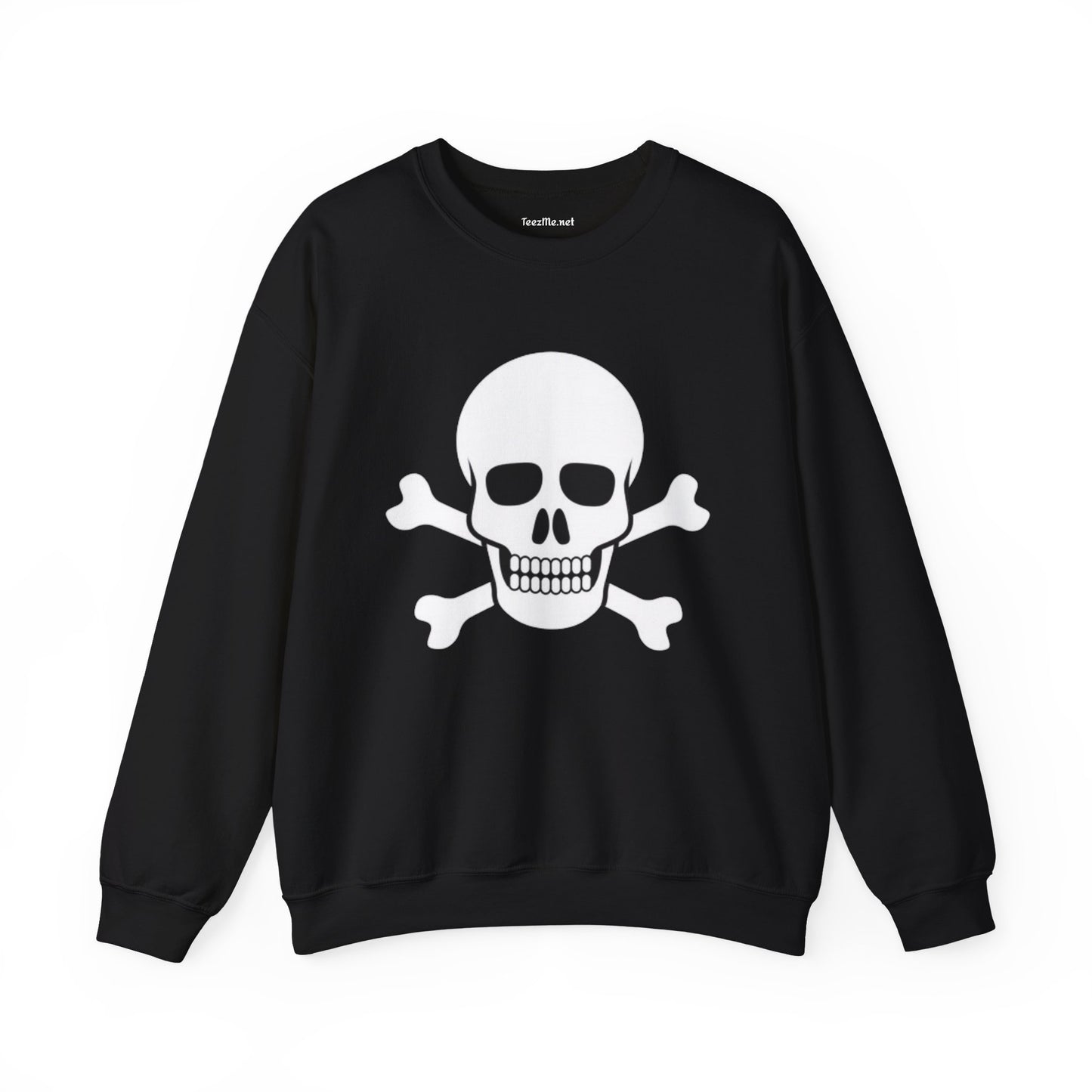 Skull and Crossbones Unisex Heavy Blend™ Crewneck Sweatshirt Graphic