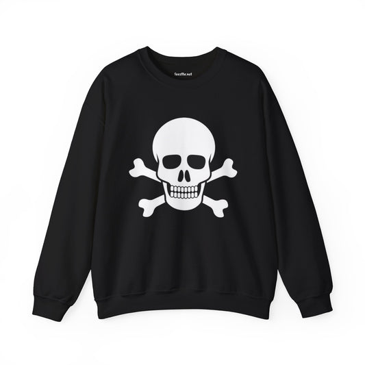 Skull and Crossbones Unisex Heavy Blend™ Crewneck Sweatshirt Graphic