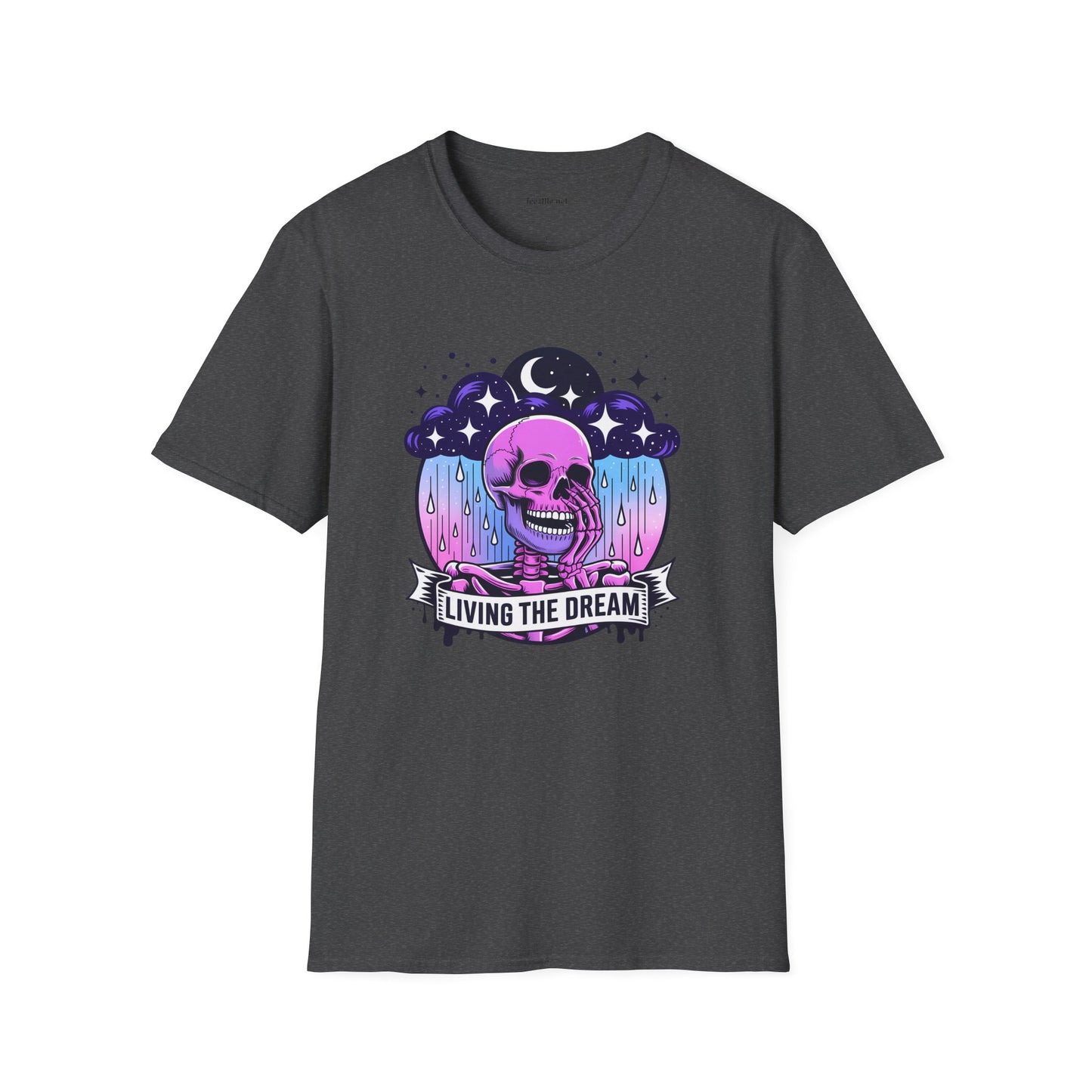 Living the Dream Unisex Softstyle T-Shirt 100% Cotton Graphic