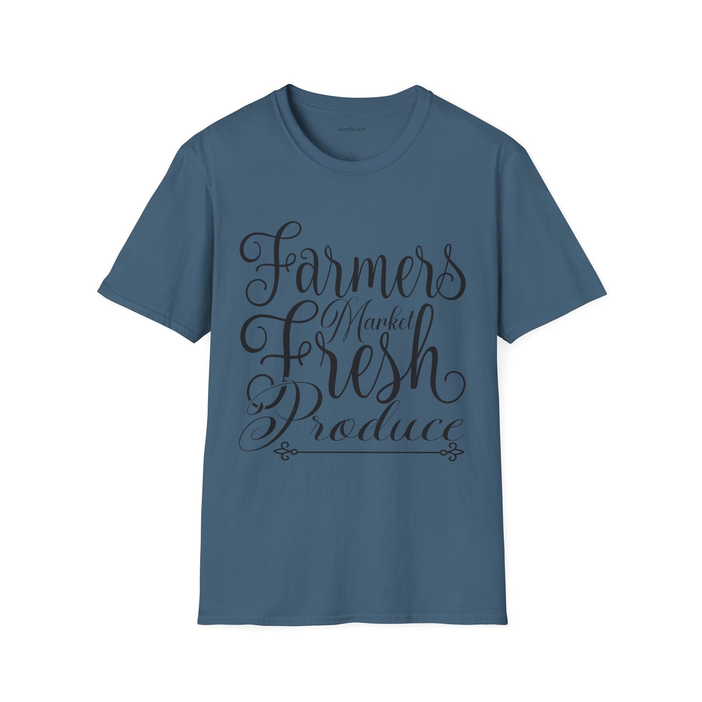 Farmers Market Fresh Produce Unisex Soft Style T-Shirt 100% Cotton Graphic
