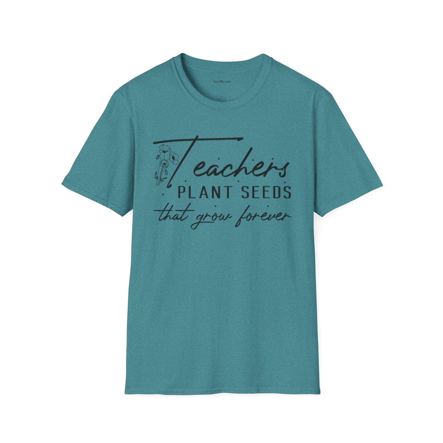 Teacher's Plant Seeds Unisex Soft Style T-Shirt 100% Cotton Graphic