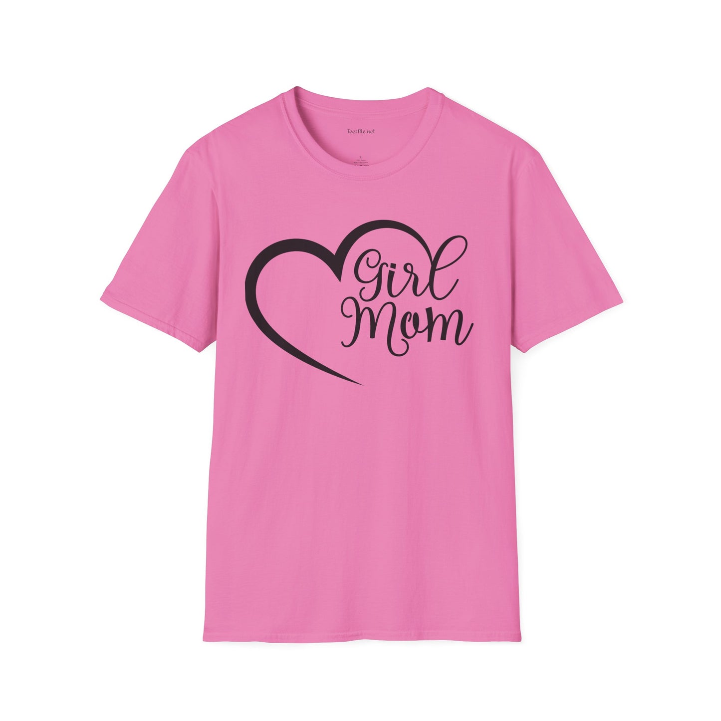 Girl Mom 01 Unisex SoftStyle T-Shirt 100% Cotton Graphic