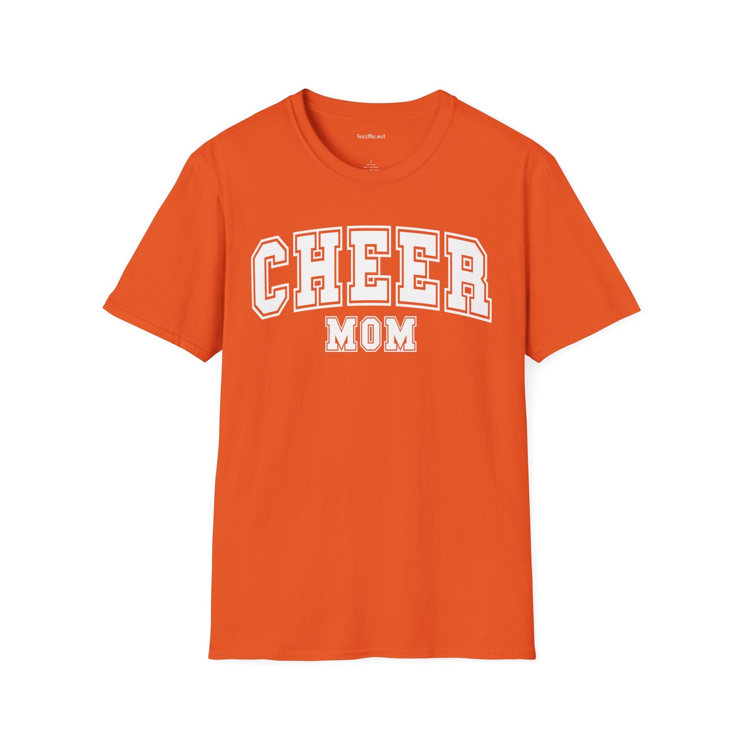 Cheer Mom Unisex Soft Style T-Shirt 100% Cotton Graphic