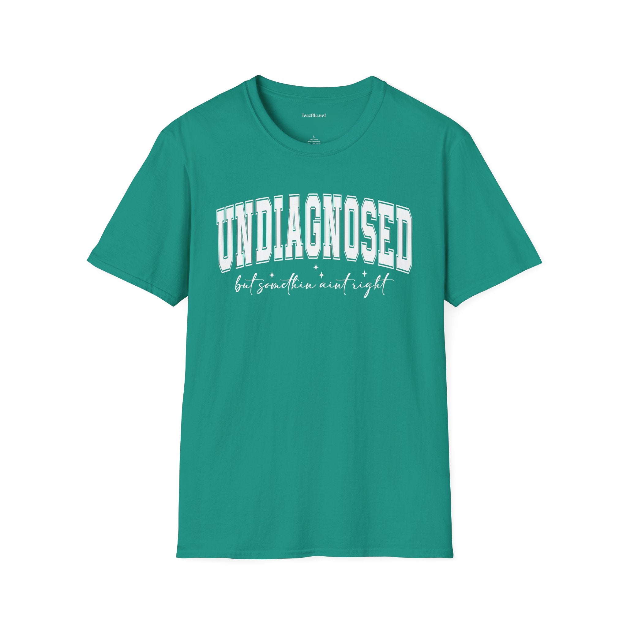 Undiagnosed But Something Ain't Right 02 Unisex Softstyle T-Shirt 100% Cotton Graphic
