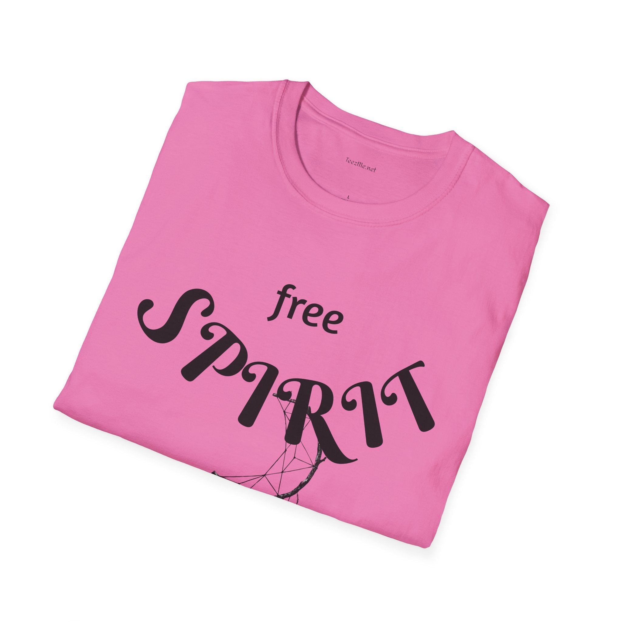 free SPIRIT - Unisex Softstyle T-Shirt 100% Cotton Graphic