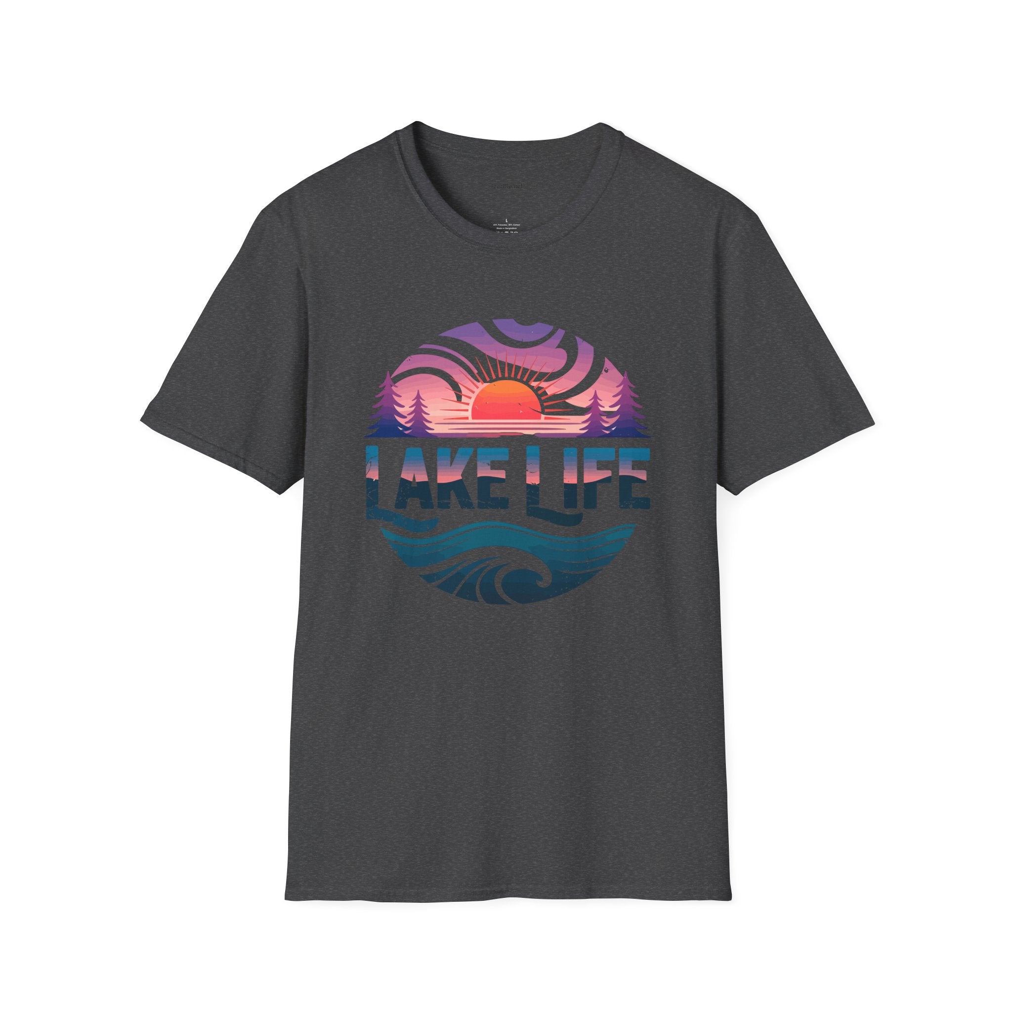 Lake Life  - Unisex Softstyle T-Shirt 100% Cotton Graphic
