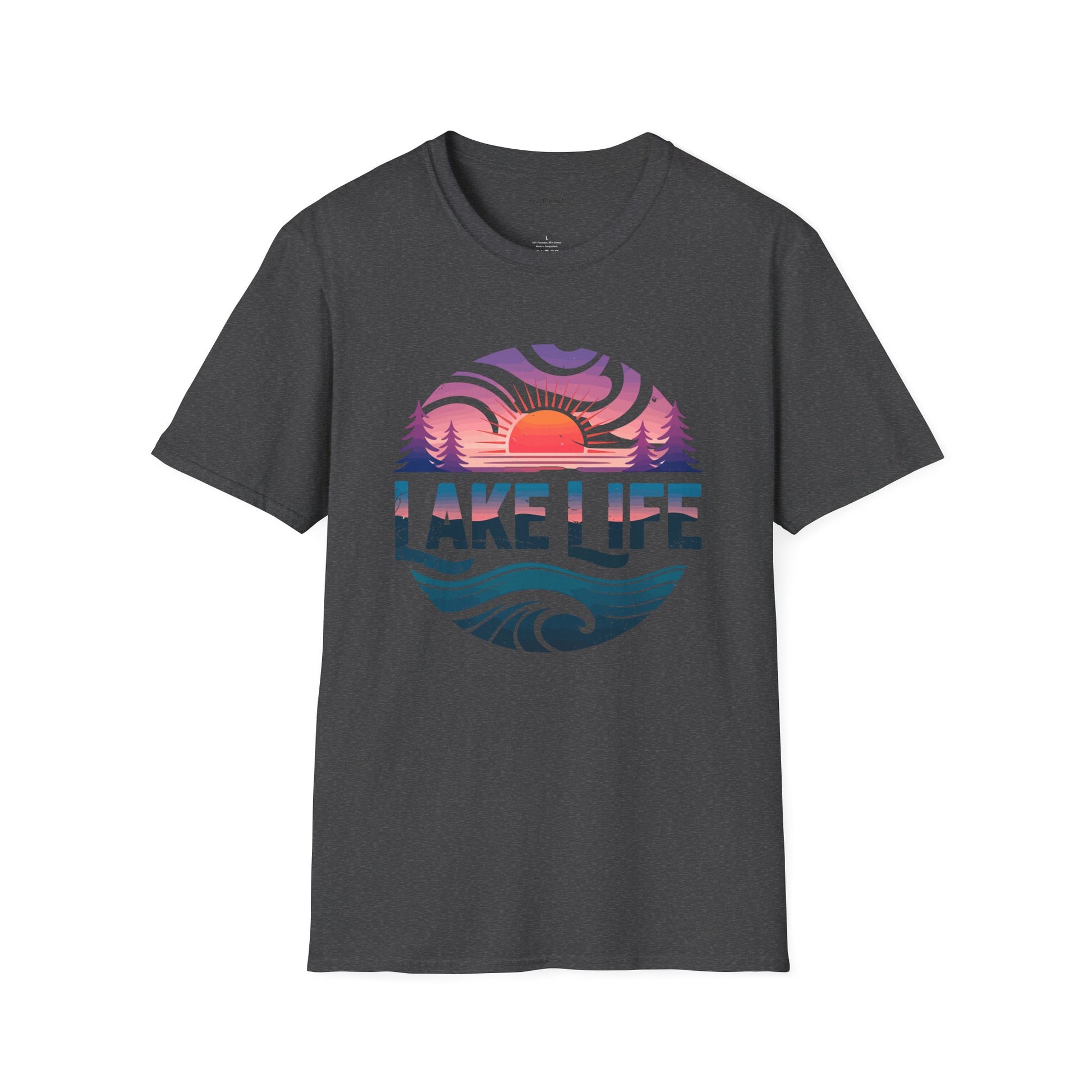 Lake Life  - Unisex Softstyle T-Shirt 100% Cotton Graphic