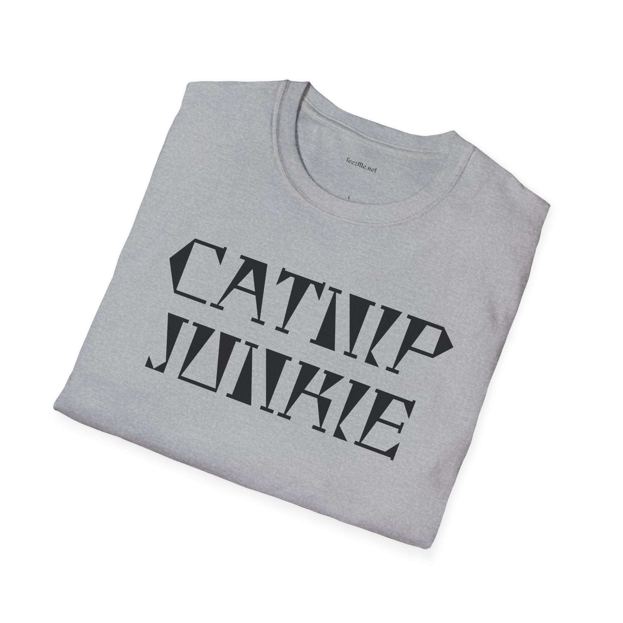 Catnip Junkie - Unisex Softstyle T-Shirt 100% Cotton Graphic