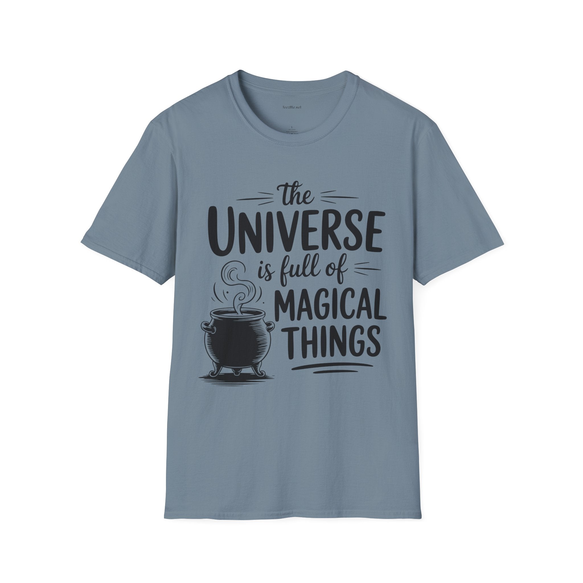 T-Shirt — “The Universe Is Full of Magical Things” Inspirational Graphic Tee
