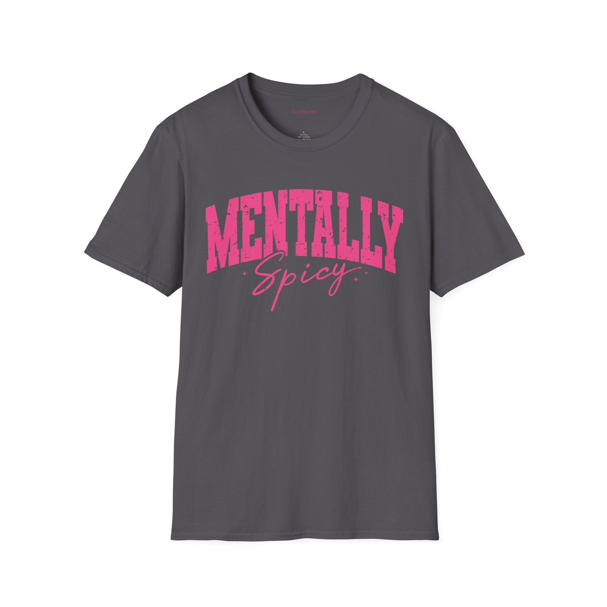 Mentally Spicy Unisex Softstyle T-Shirt 100% Cotton Graphic