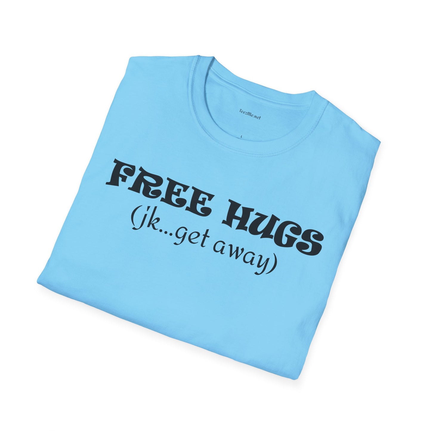 FREE HUGS - Unisex Softstyle T-Shirt 100% Cotton Graphic
