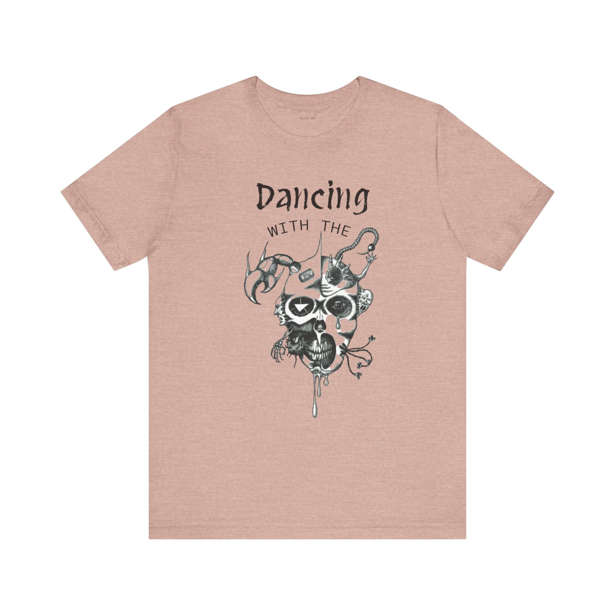 Dancing with the Devil (image) - Unisex Jersey Short Sleeve Tee
