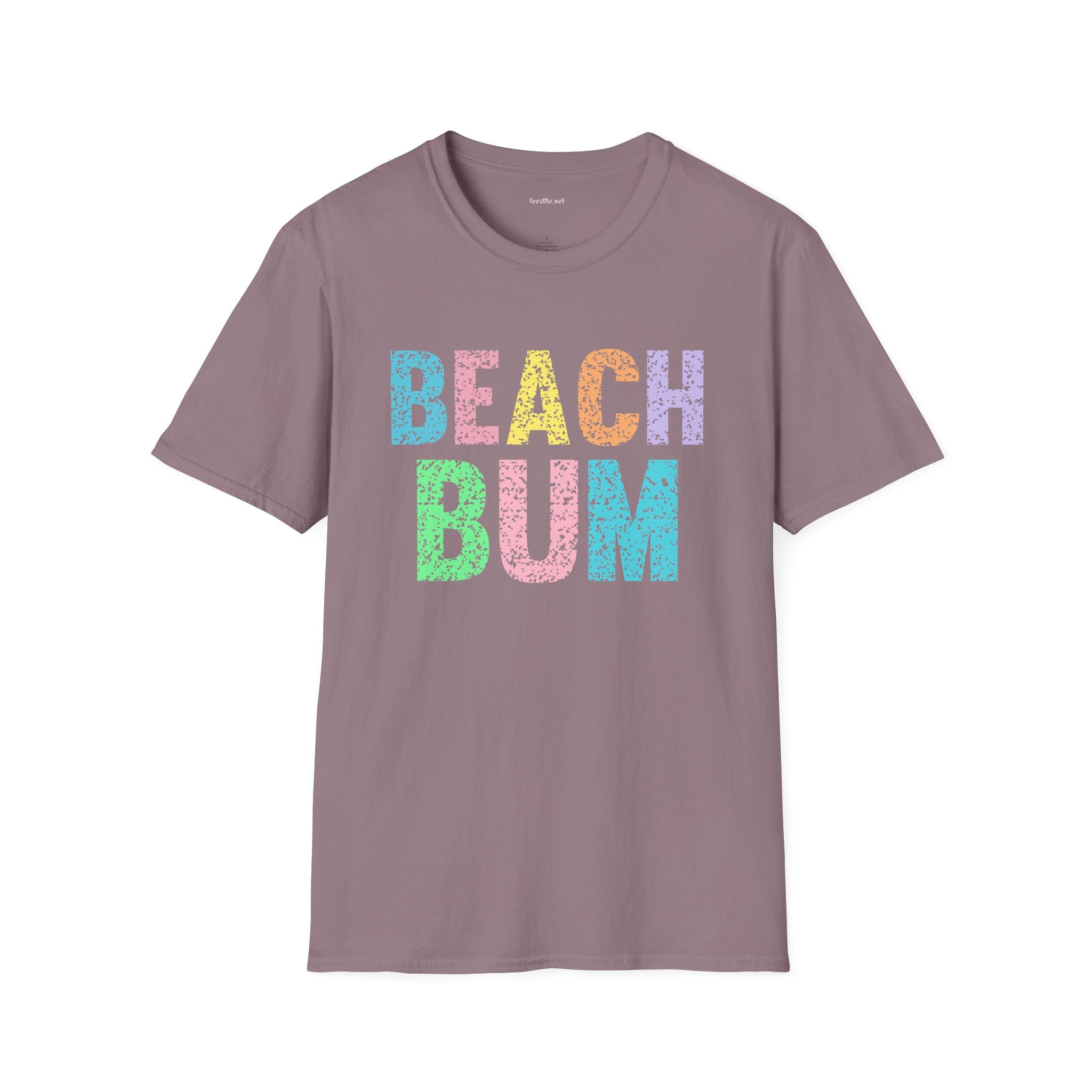 Beach Bum - Unisex Softstyle T-Shirt 100% Cotton Graphic