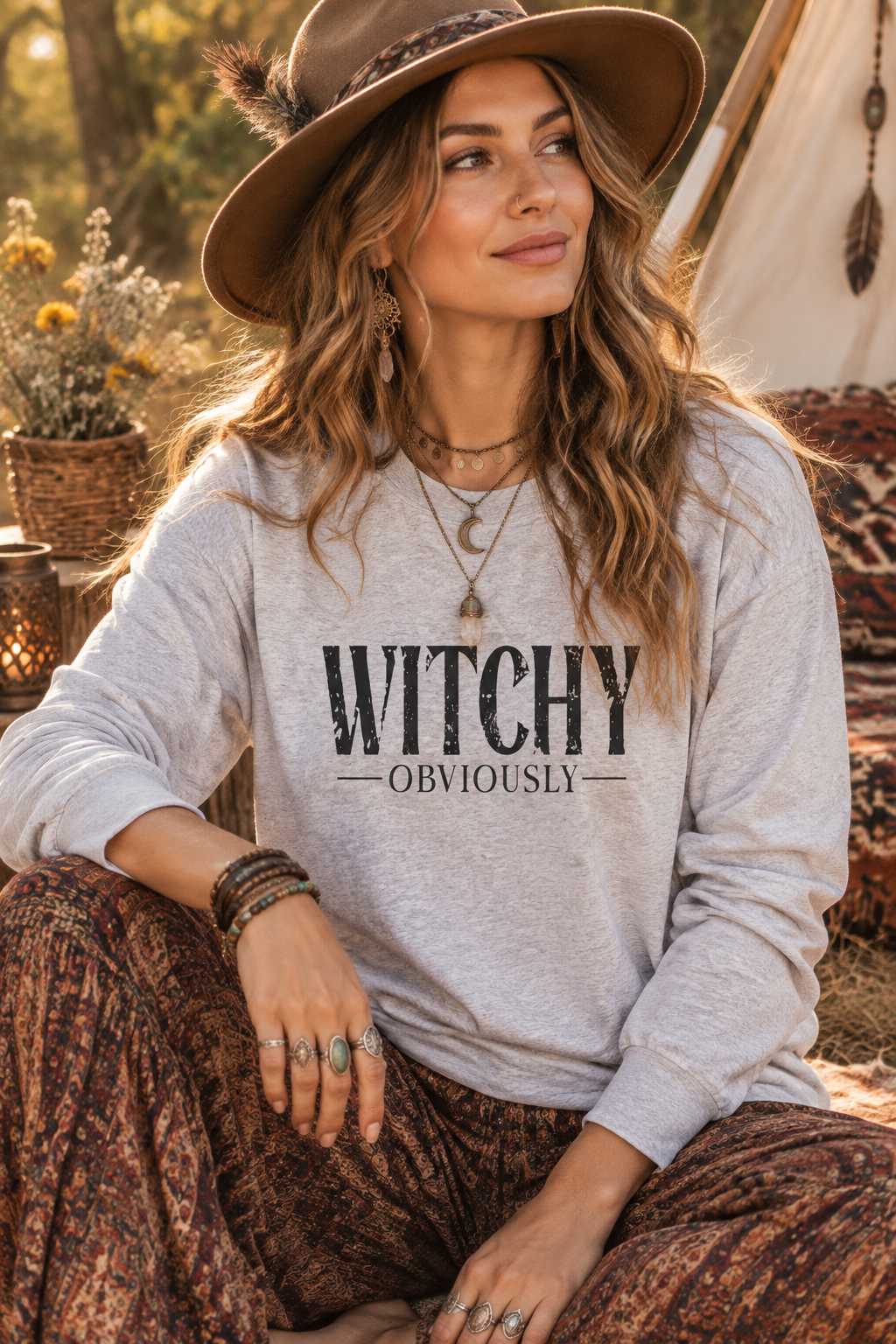 Witchy Obviously Long Sleeve Tee