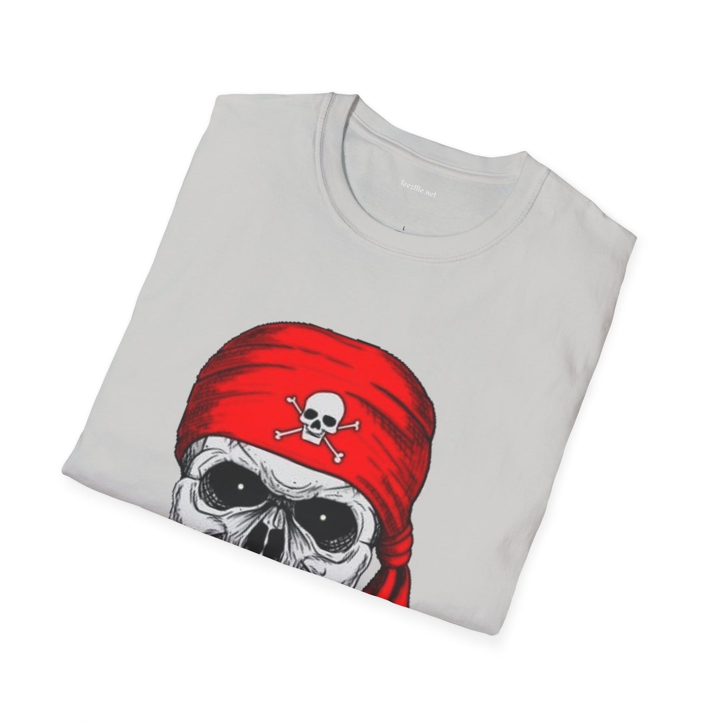 Pirate- Unisex Softstyle T-Shirt 100% Cotton Graphic