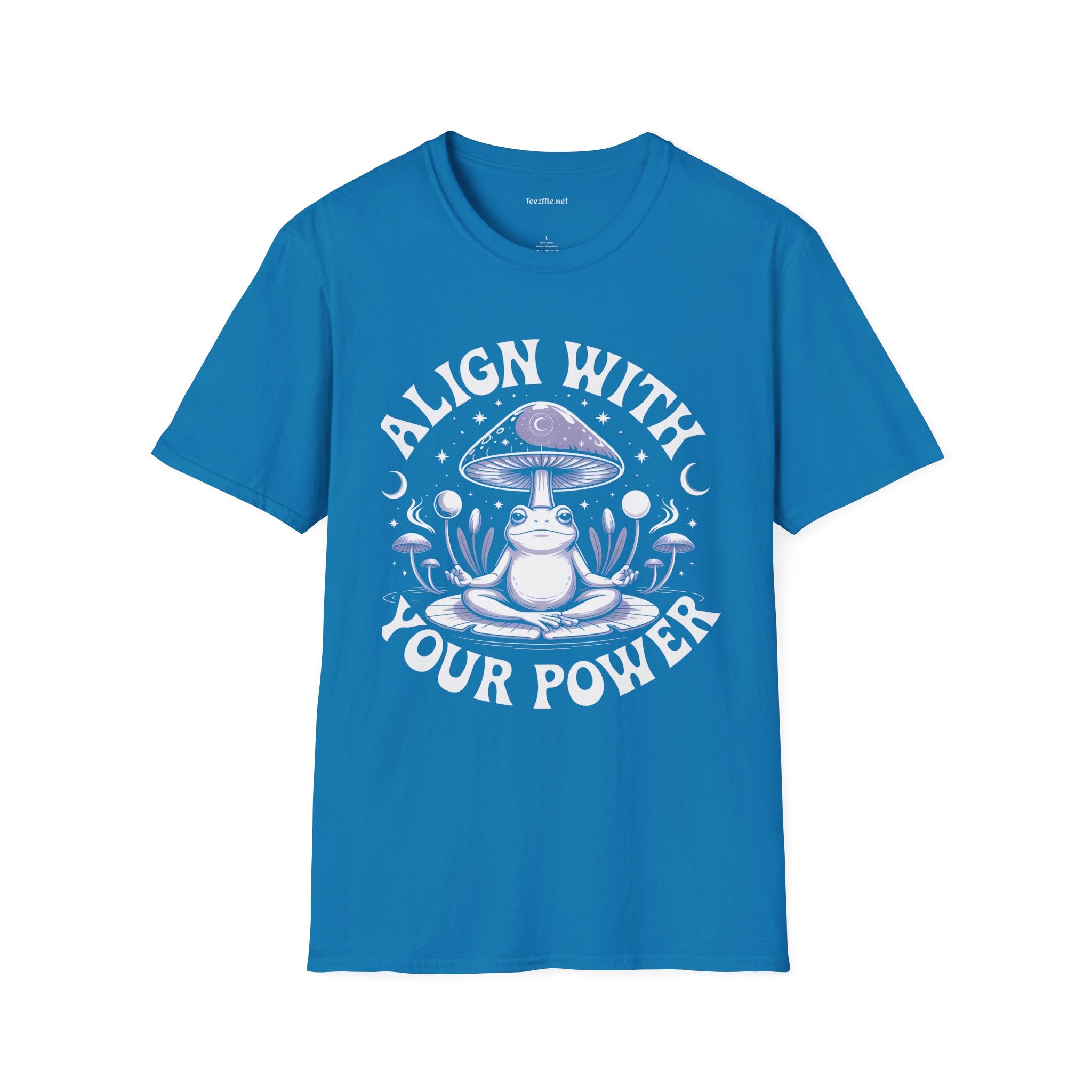 Align With Your Power Frog 01 Unisex Softstyle T-Shirt 100% Cotton