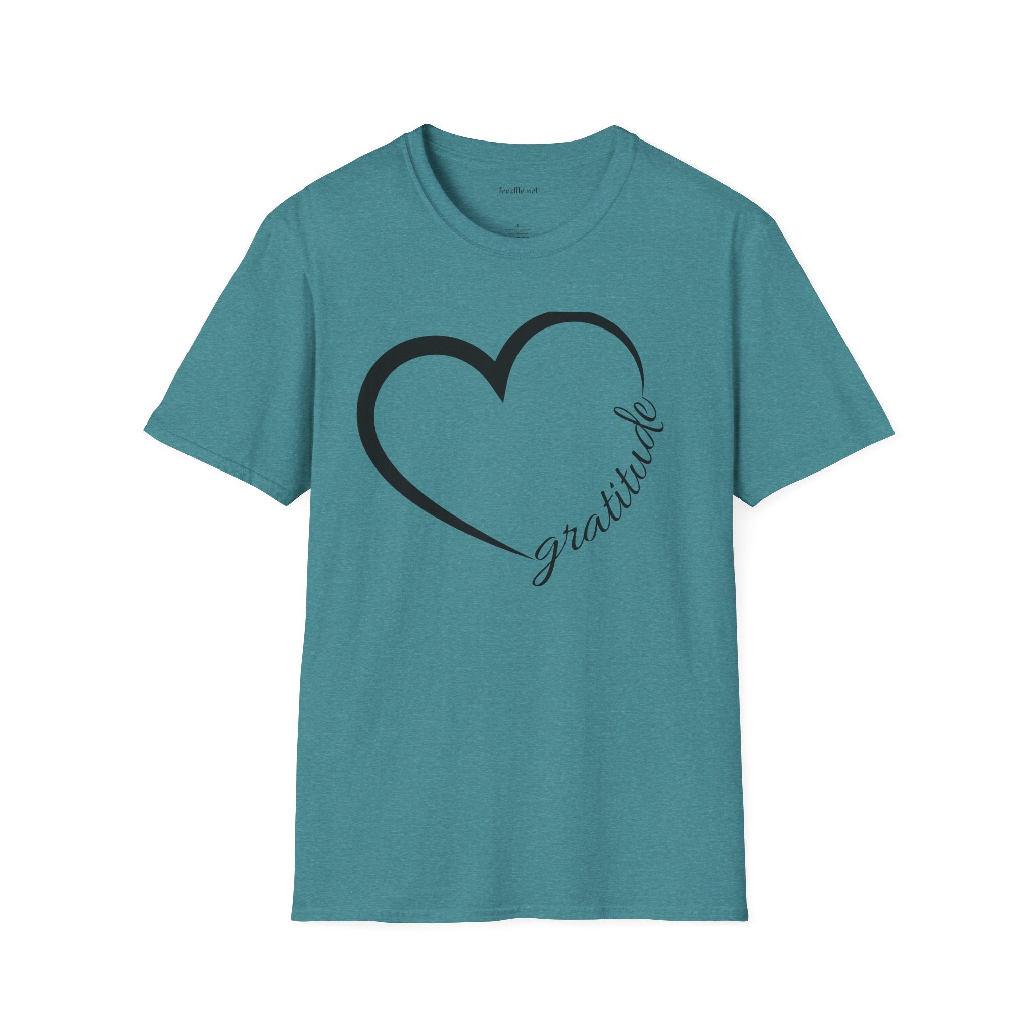 Gratitude Unisex Softstyle T-Shirt 100% Cotton Graphic