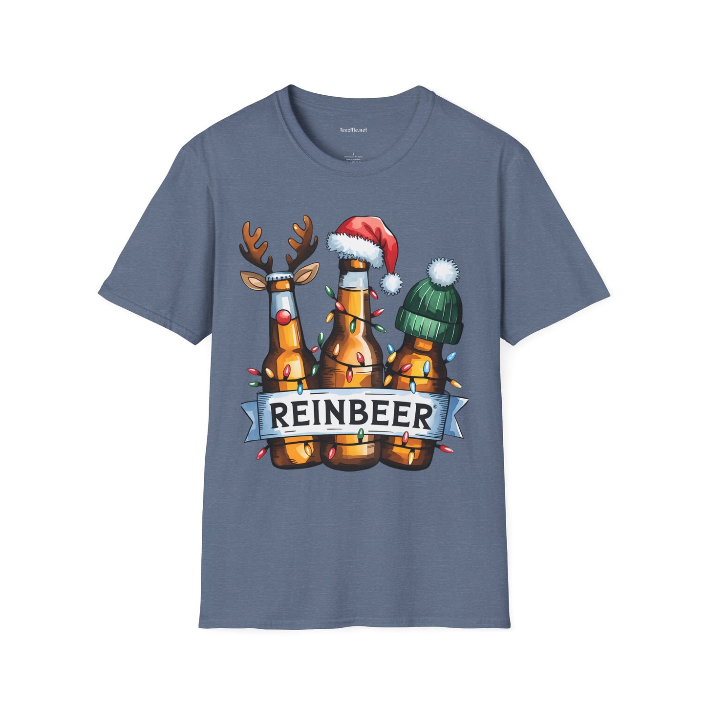 REINBEER Unisex Softstyle T-Shirt 100% Cotton