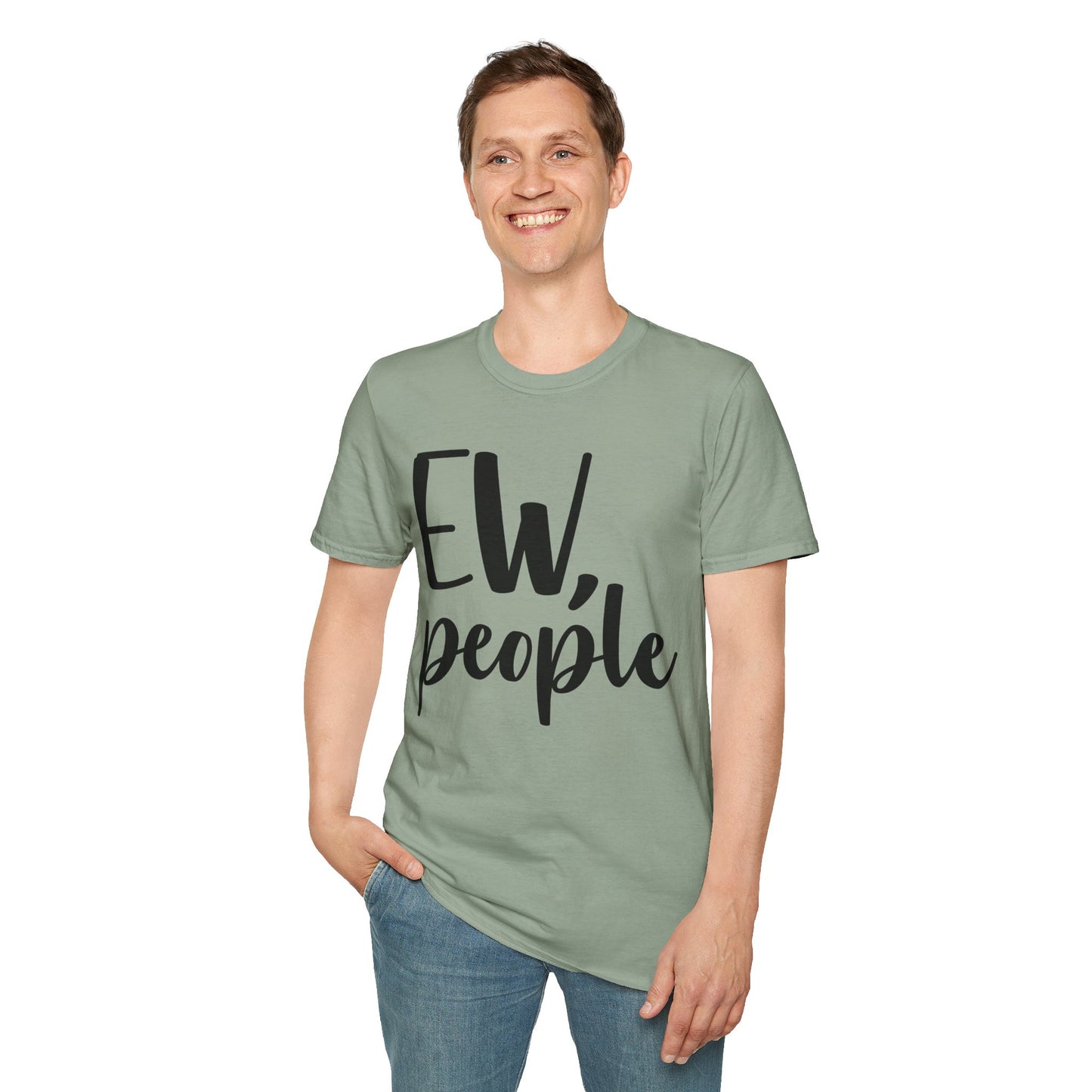 EW, people - Unisex Softstyle T-Shirt I00% Cotton Graphic