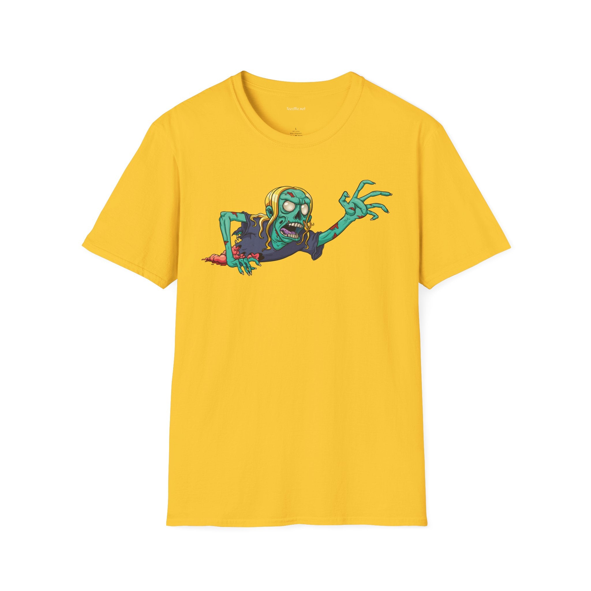 Zombie Grab - Unisex Softstyle T-Shirt 100% Cotton Graphic