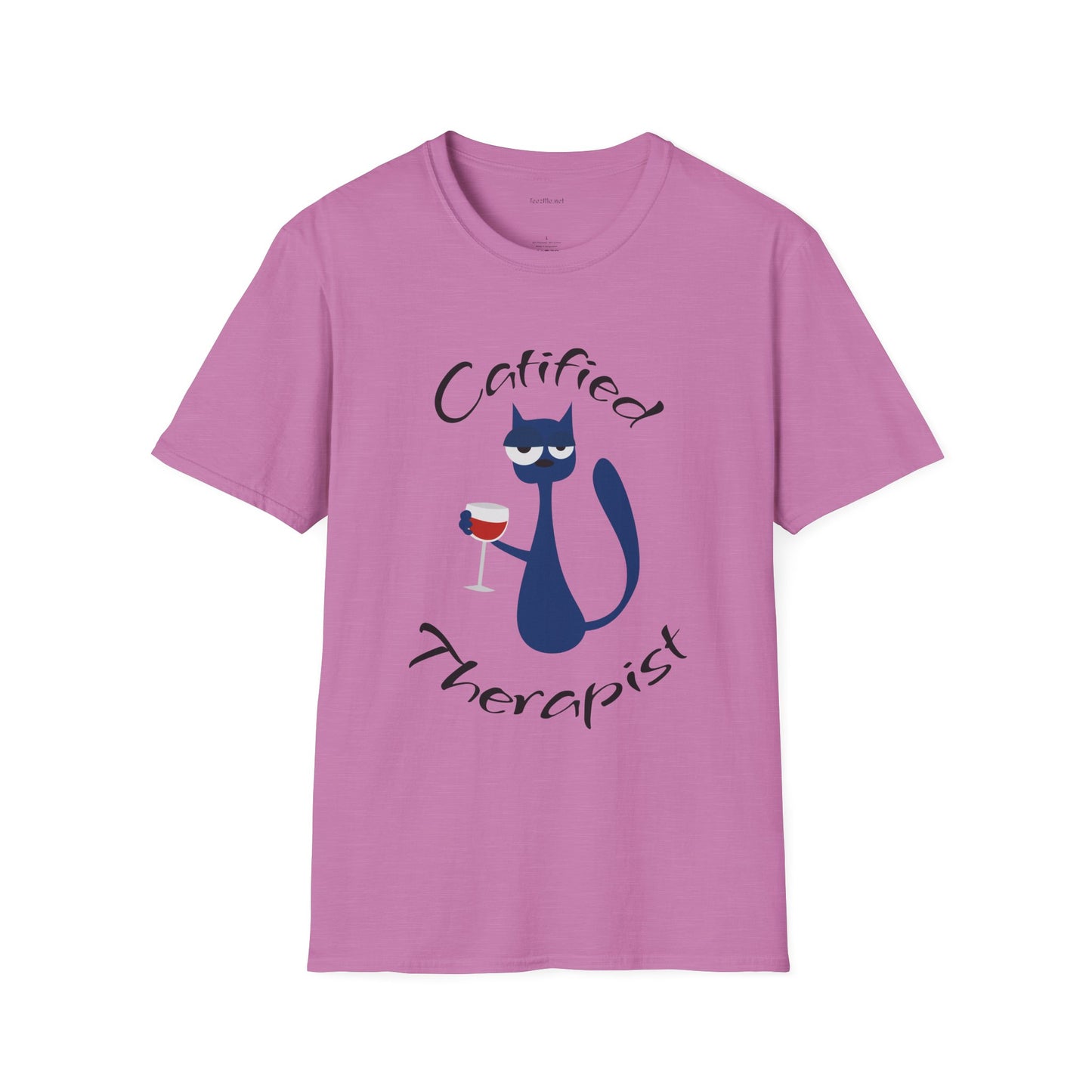Catified Therapist - Unisex Softstyle T-Shirt 100% Cotton Graphic