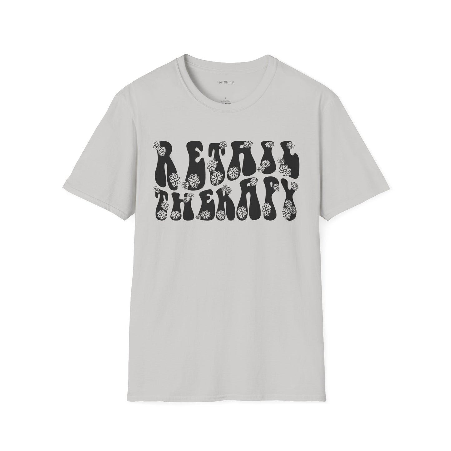 Retail Therapy Retro Unisex Softstyle T-Shirt 100% Cotton Graphic