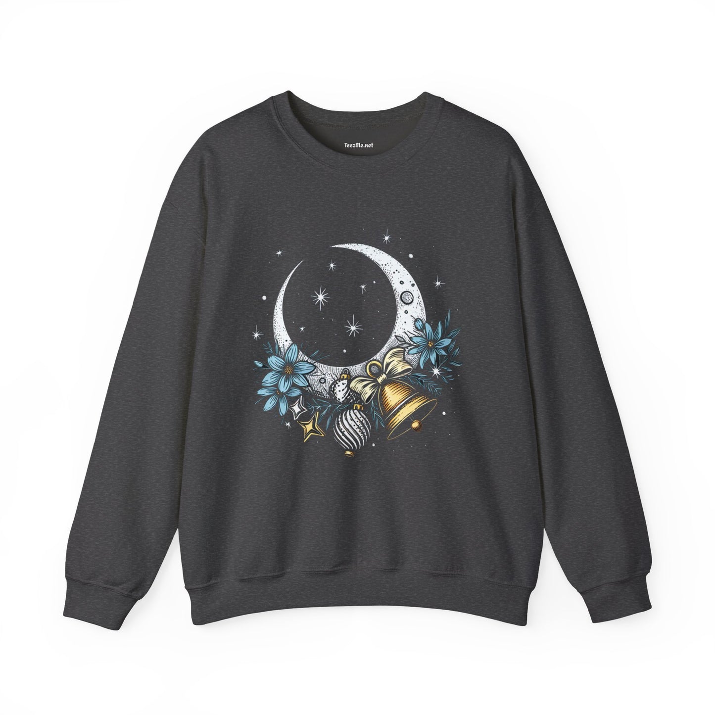 Moon with Ornaments 04 Unisex Heavy Blend™ Crewneck Sweatshirt