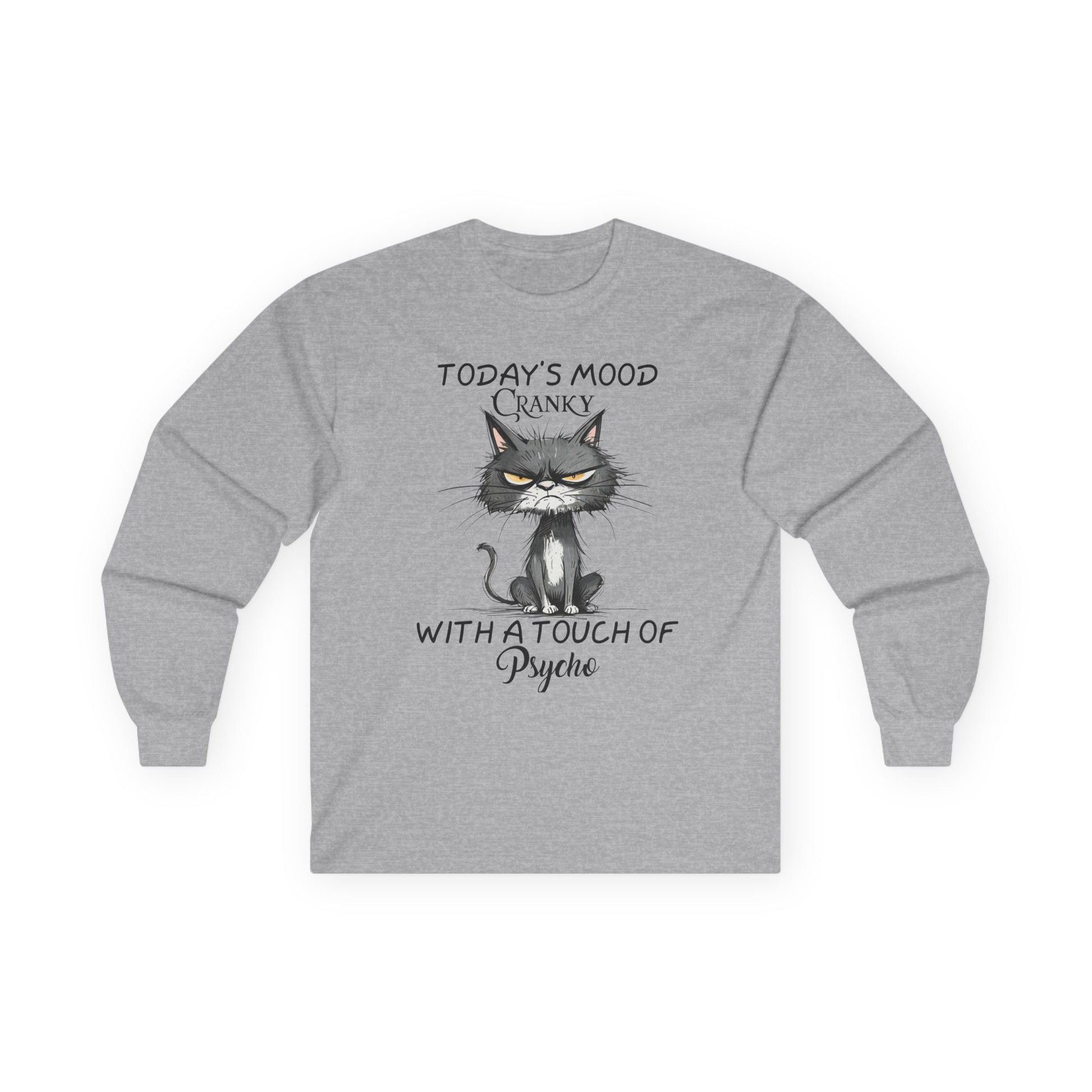 Today's Moody Cat Unisex Ultra Cotton Long Sleeve Tee