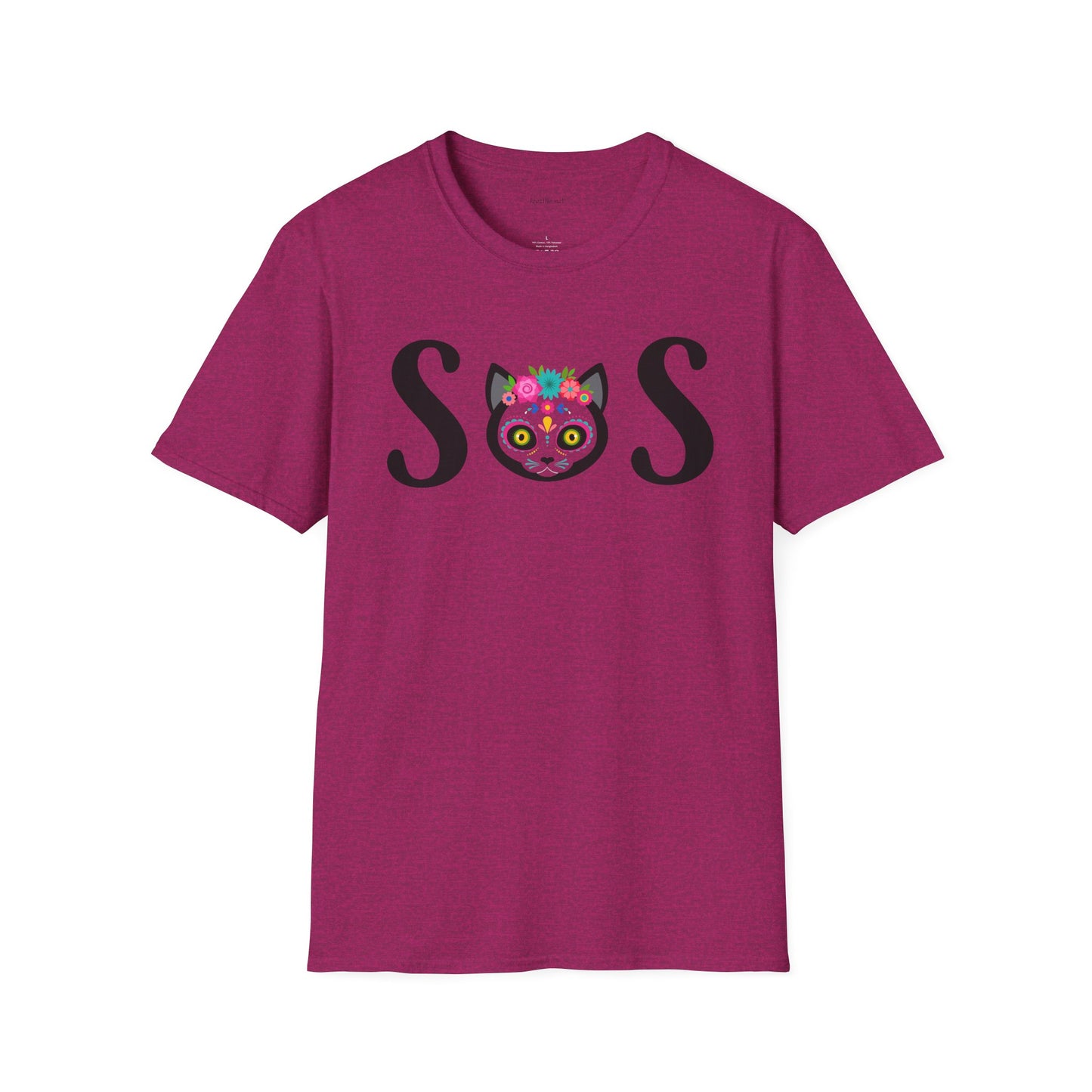 S O S - Unisex Softstyle T-Shirt 100% Cotton Graphic