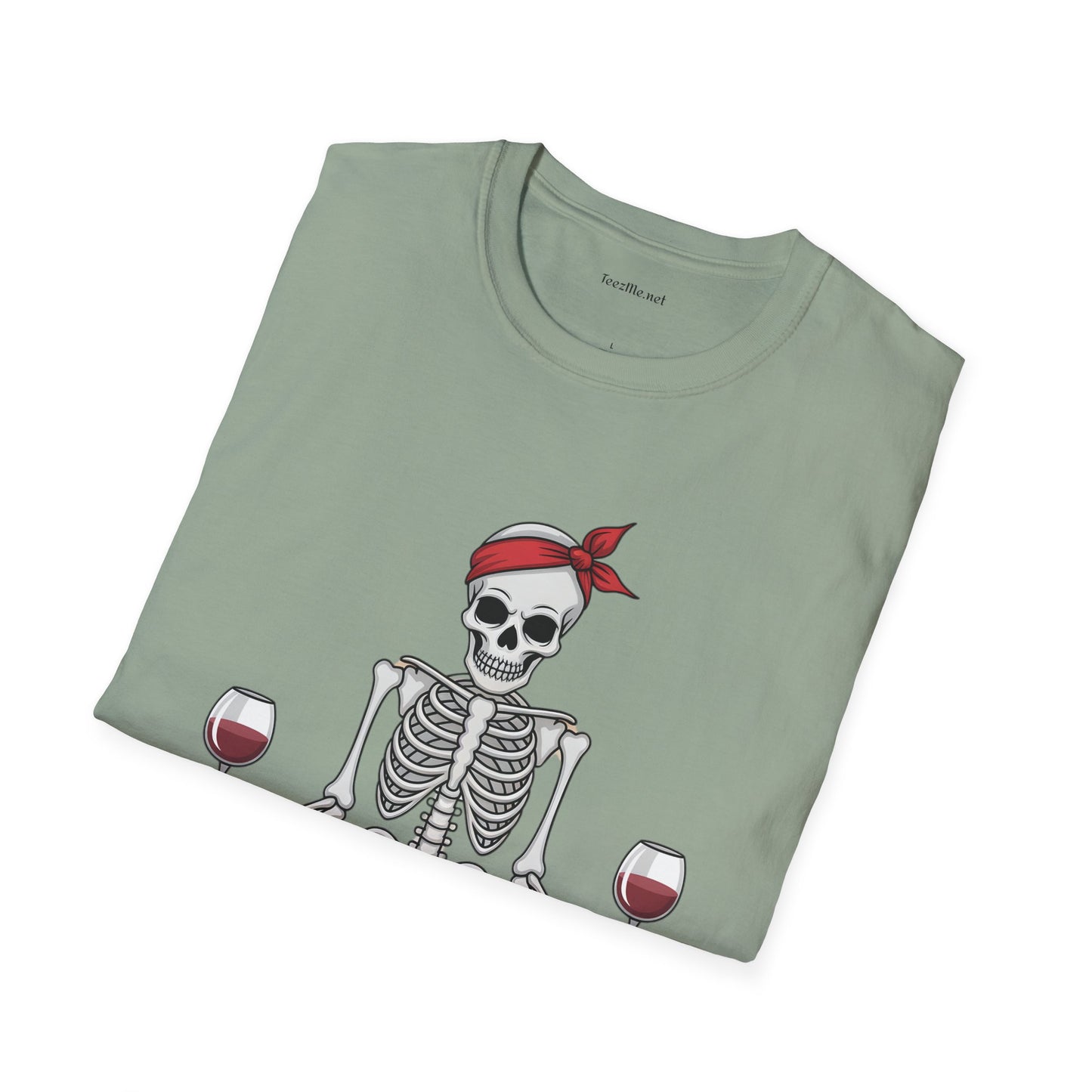 Namaste Skeleton - Unisex Softstyle T-Shirt 100% Cotton Graphic