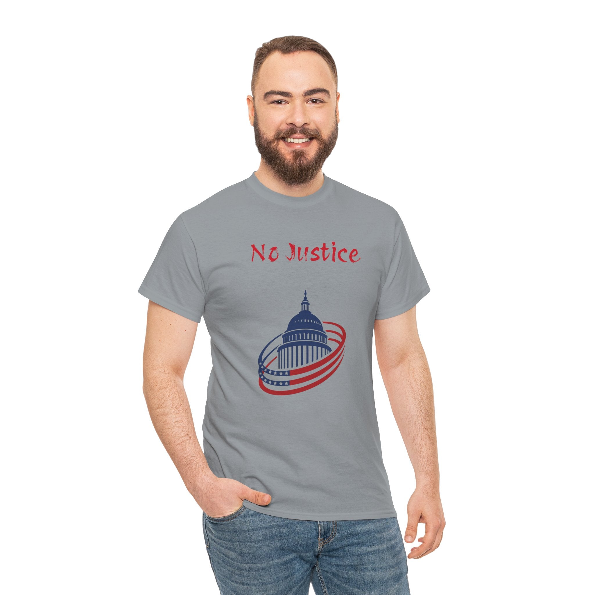 No Justice - Unisex Heavy Cotton Tee