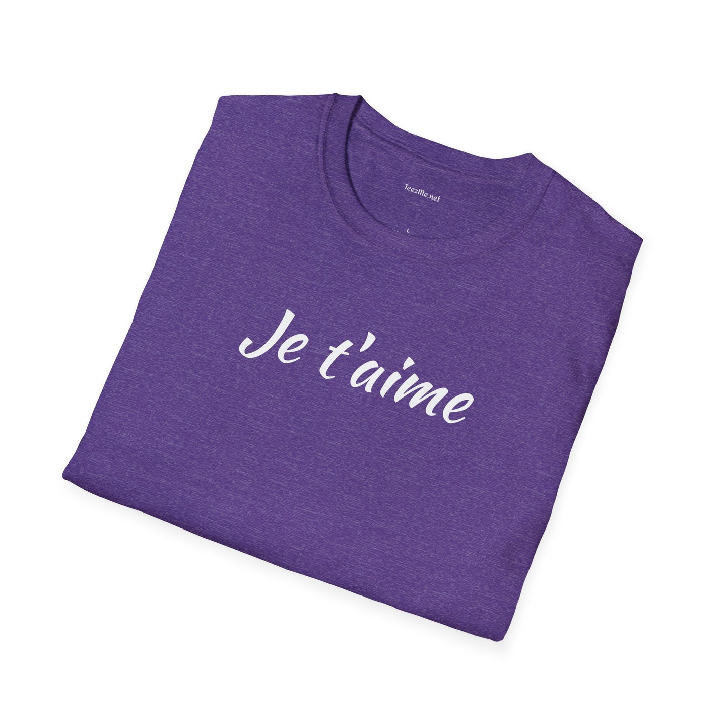 Je t'aime - Unisex Softstyle T-Shirt 100% Cotton Graphic