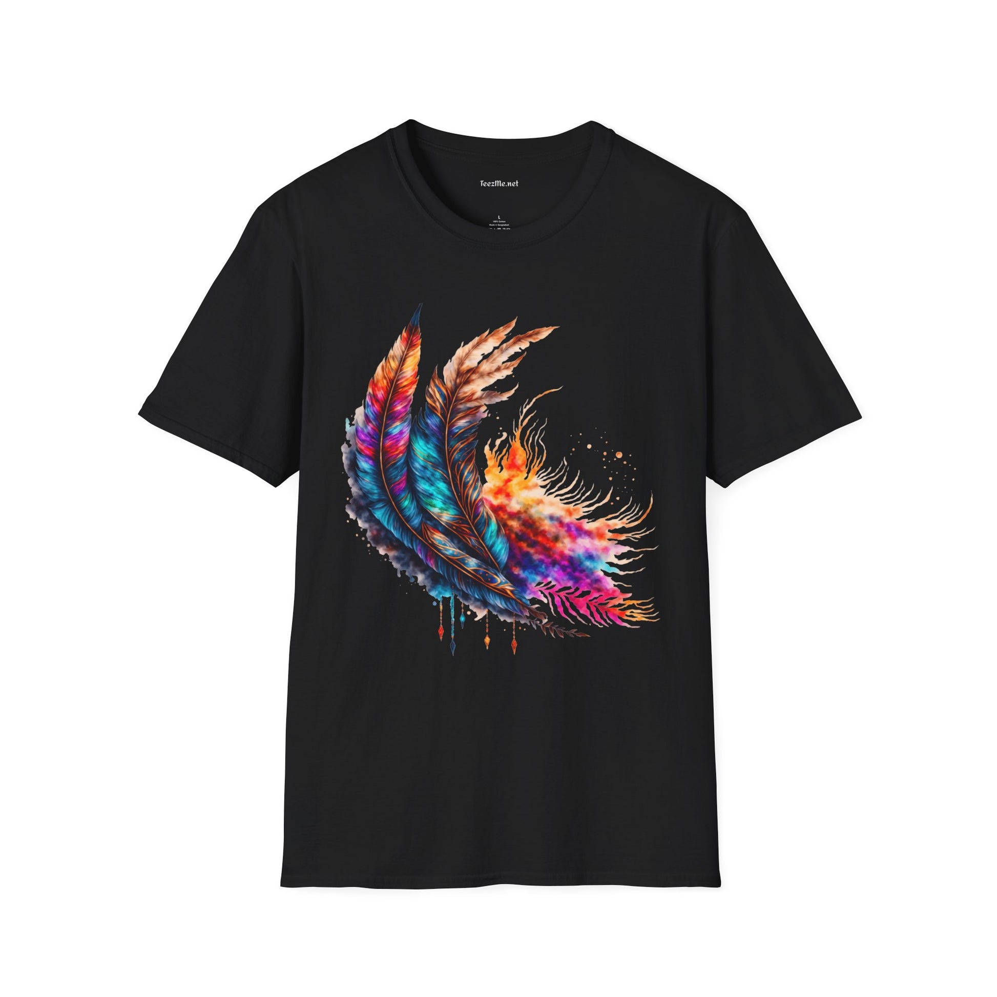 Eagle Feather (1) Unisex Softstyle T-Shirt 100% Cotton Graphic