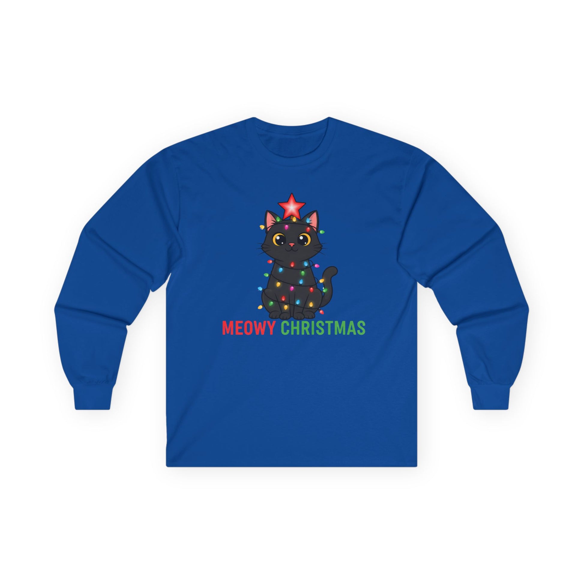 Meowy Christmas Unisex Ultra Cotton Long Sleeve Tee
