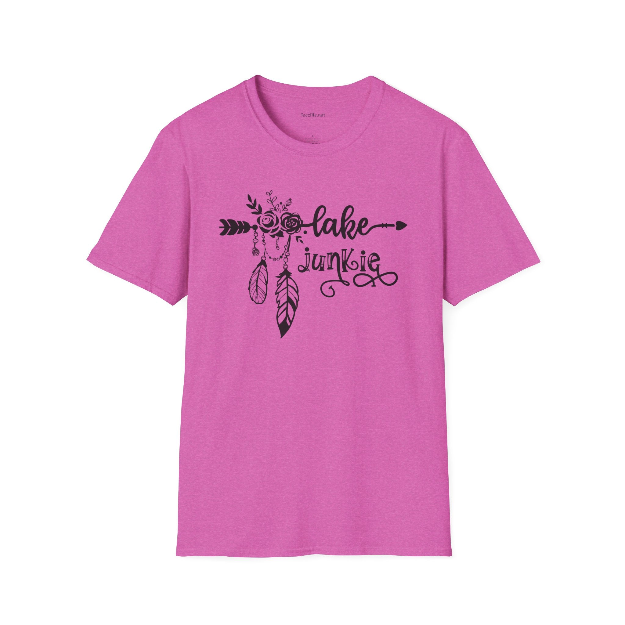 Lake Junkie Unisex Softstyle T-Shirt 100% Cotton Graphic