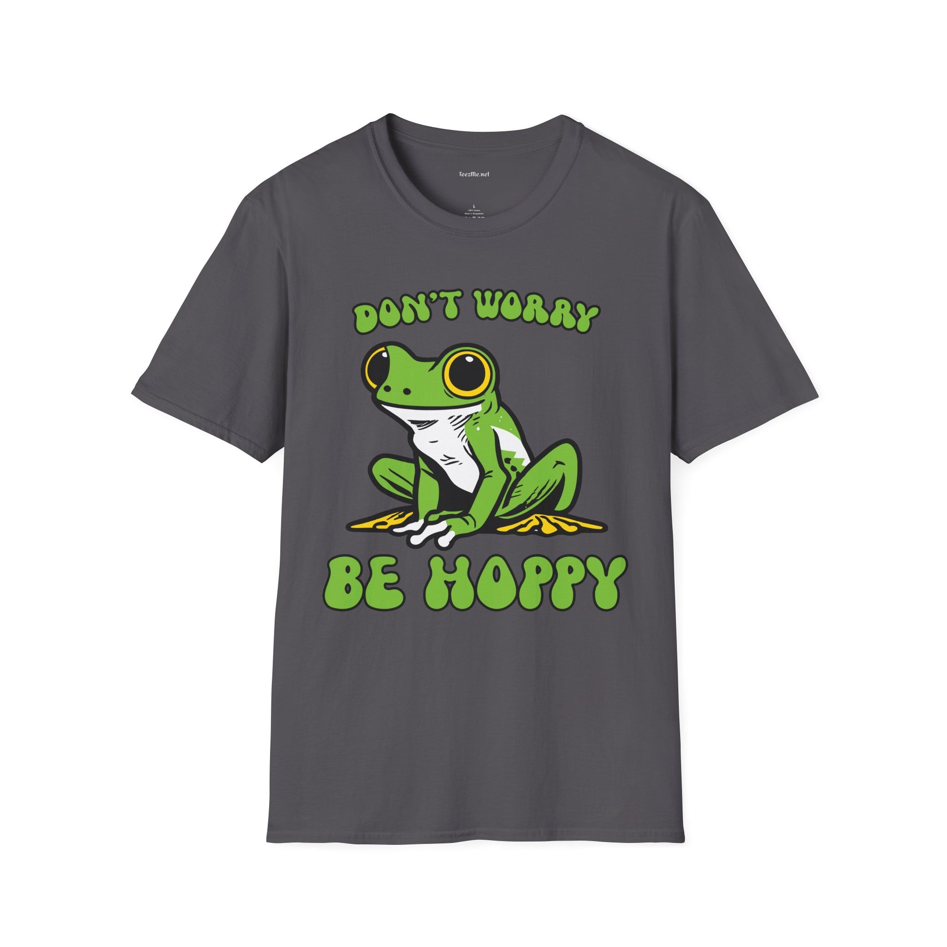 Don't Worry Be Hoppy Unisex Softstyle T-Shirt 100% Cotton Graphic