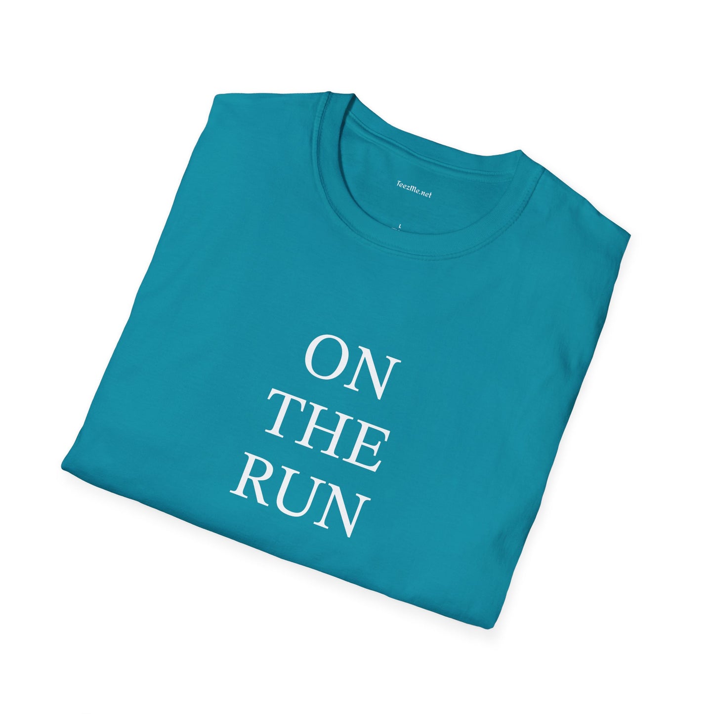 ON THE RUN - Unisex Softstyle T-Shirt 100% Cotton Graphic