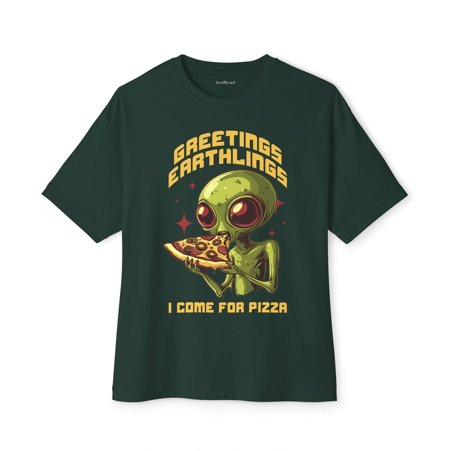 Greetings Earthlings Unisex Oversized Boxy Tee