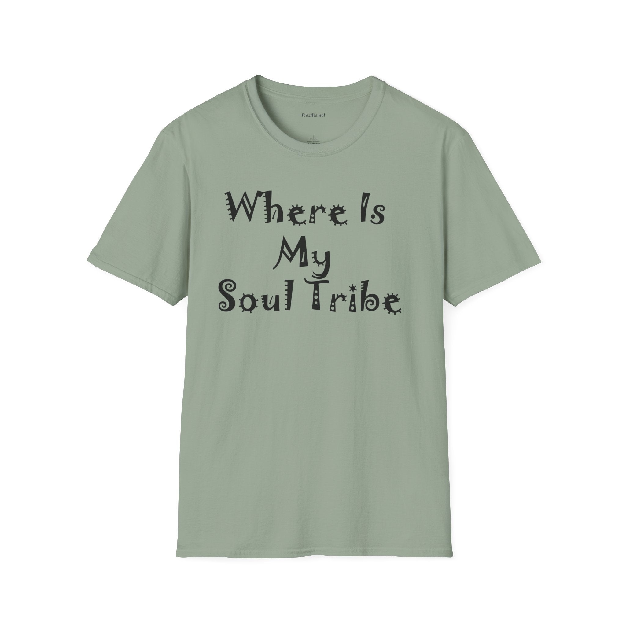 Where Is My Soul Tribe 03 Unisex Soft Style T-Shirt 100% Cotton Graphic