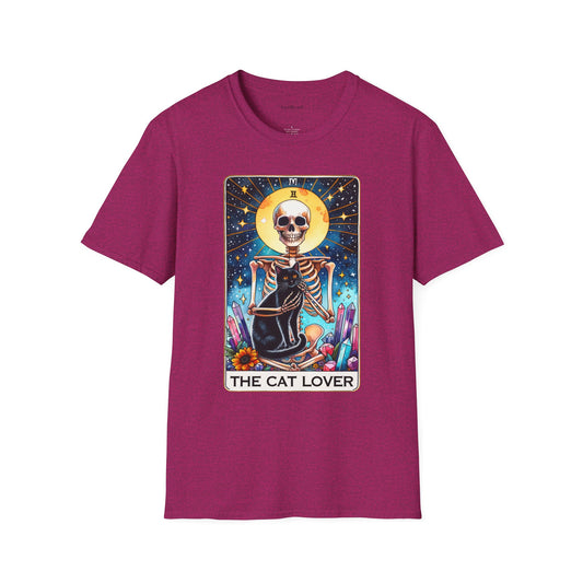 The Cat Lover Tarot Unisex Softstyle T-Shirt 100% Cotton Graphic