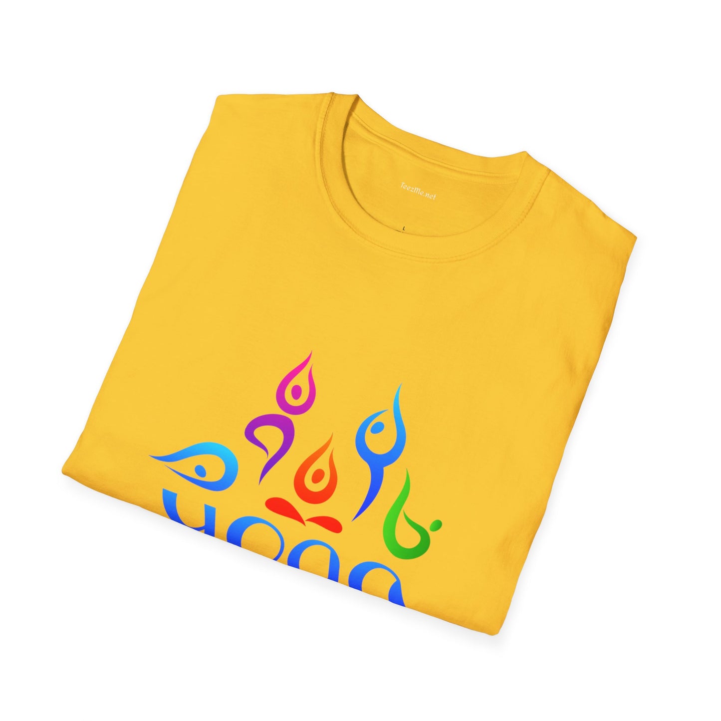 YOGA - Unisex Softstyle T-Shirt 100% Cotton Graphic