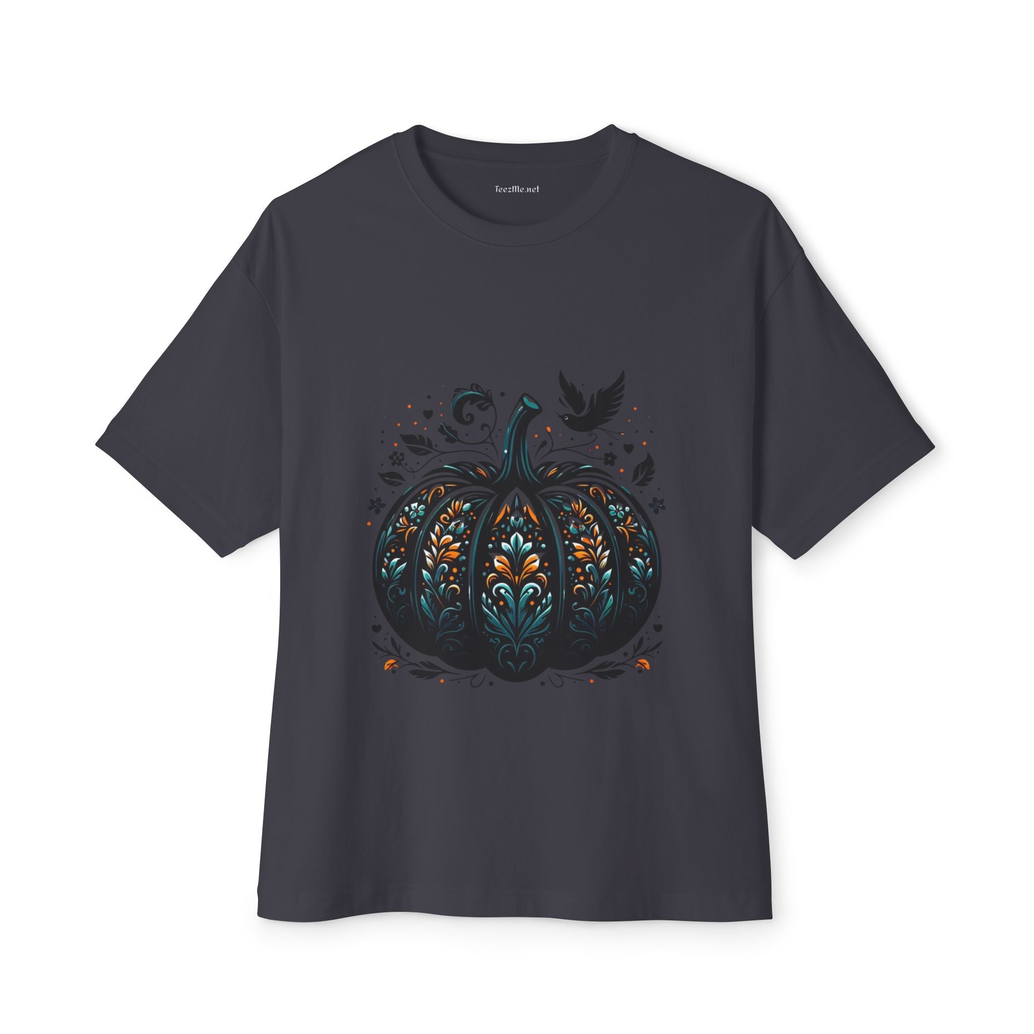 Goth Pumpkin2 - Unisex Oversized Boxy Tee