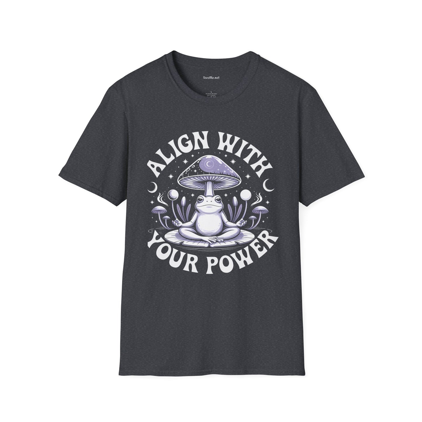 Align With Your Power Frog 01 Unisex Softstyle T-Shirt 100% Cotton