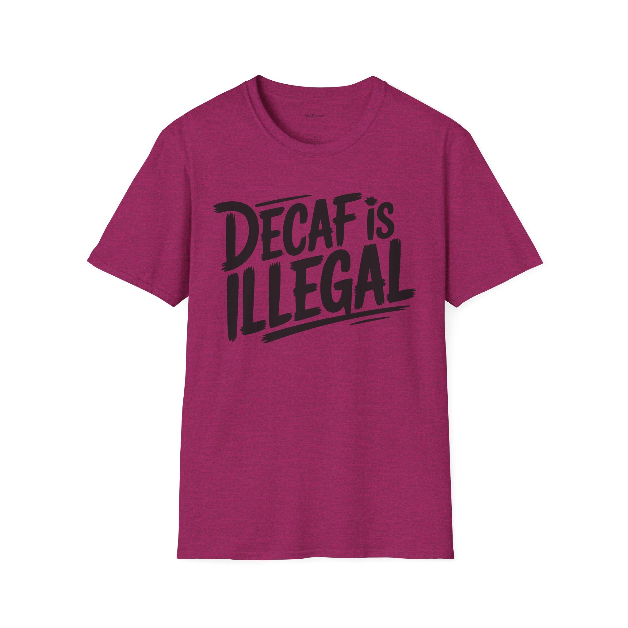 Decaf Is Illegal Graphic T-Shirt – Funny Coffee Lover Tee