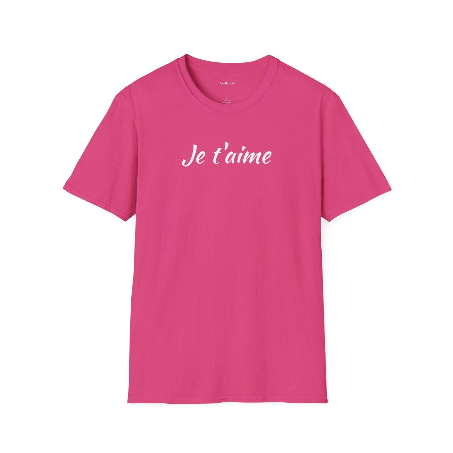 Je t'aime - Unisex Softstyle T-Shirt 100% Cotton Graphic