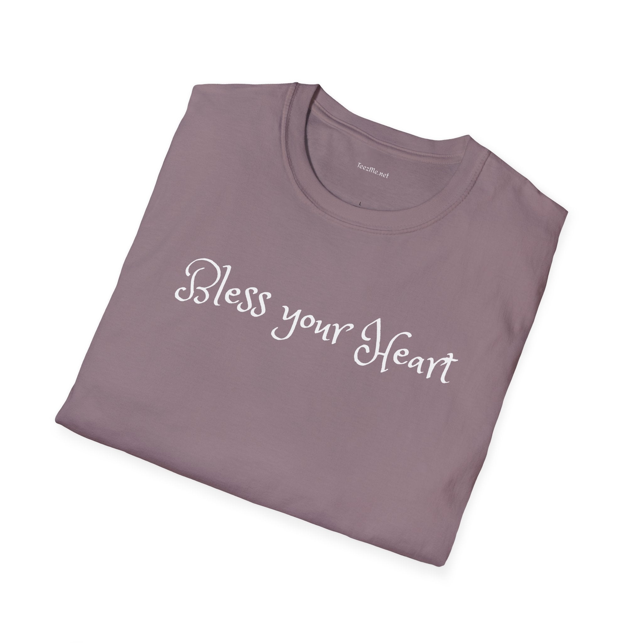 Bless your heart - Unisex Softstyle T-Shirt 100% Cotton Graphic
