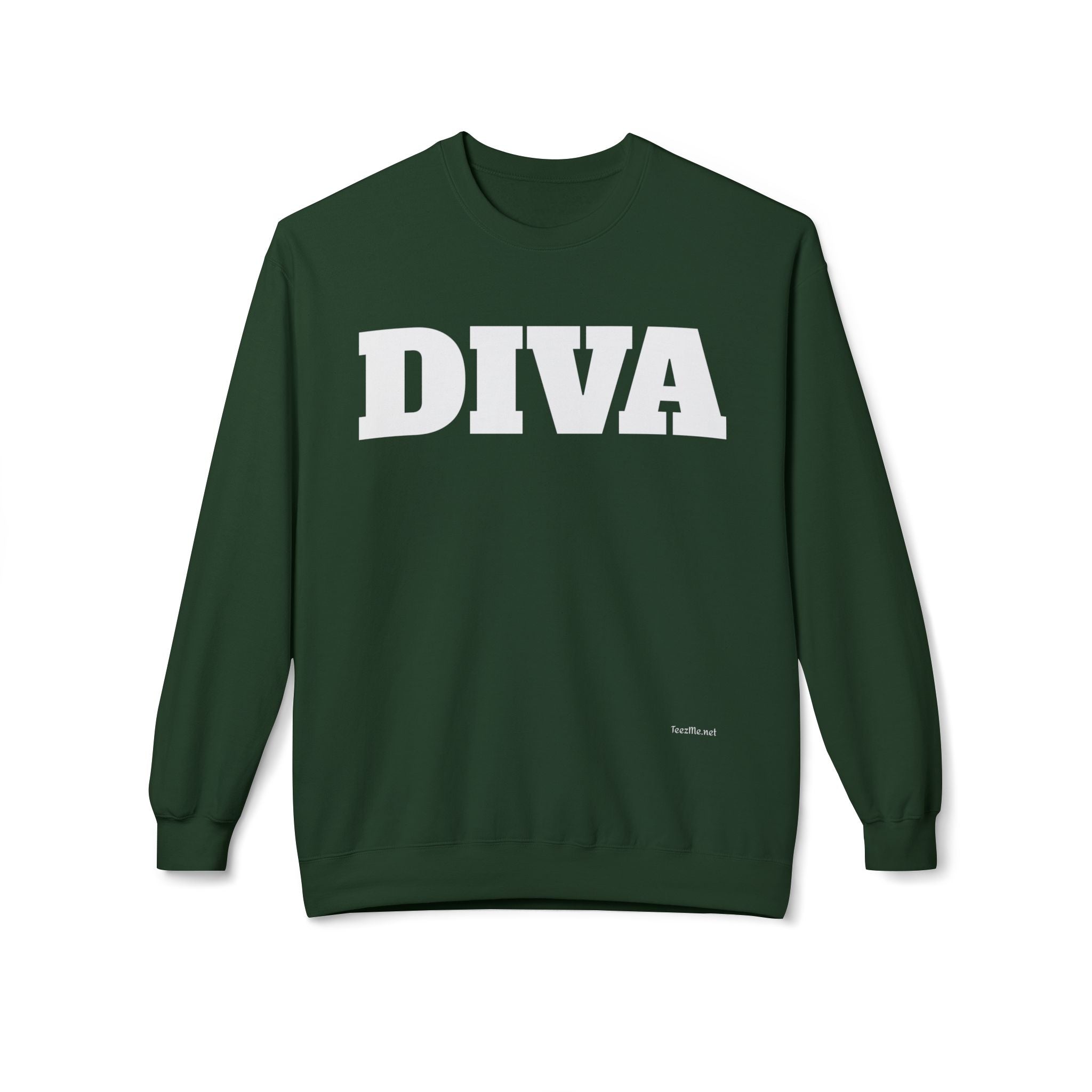 DIVA - Unisex Midweight Softstyle Fleece Crewneck Sweatshirt